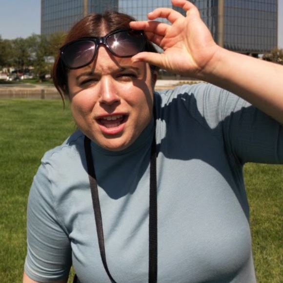 💙 A New Day Ribbed Top - Blue - Size L - Picture 5 of 5